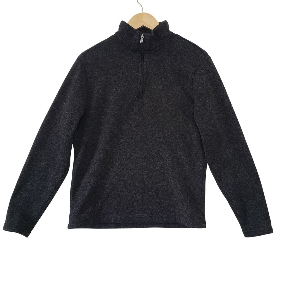 Old Navy Mens Heathered Gray Quarter-Zip Pullover Sweater‎ Size M Casual Outdoor